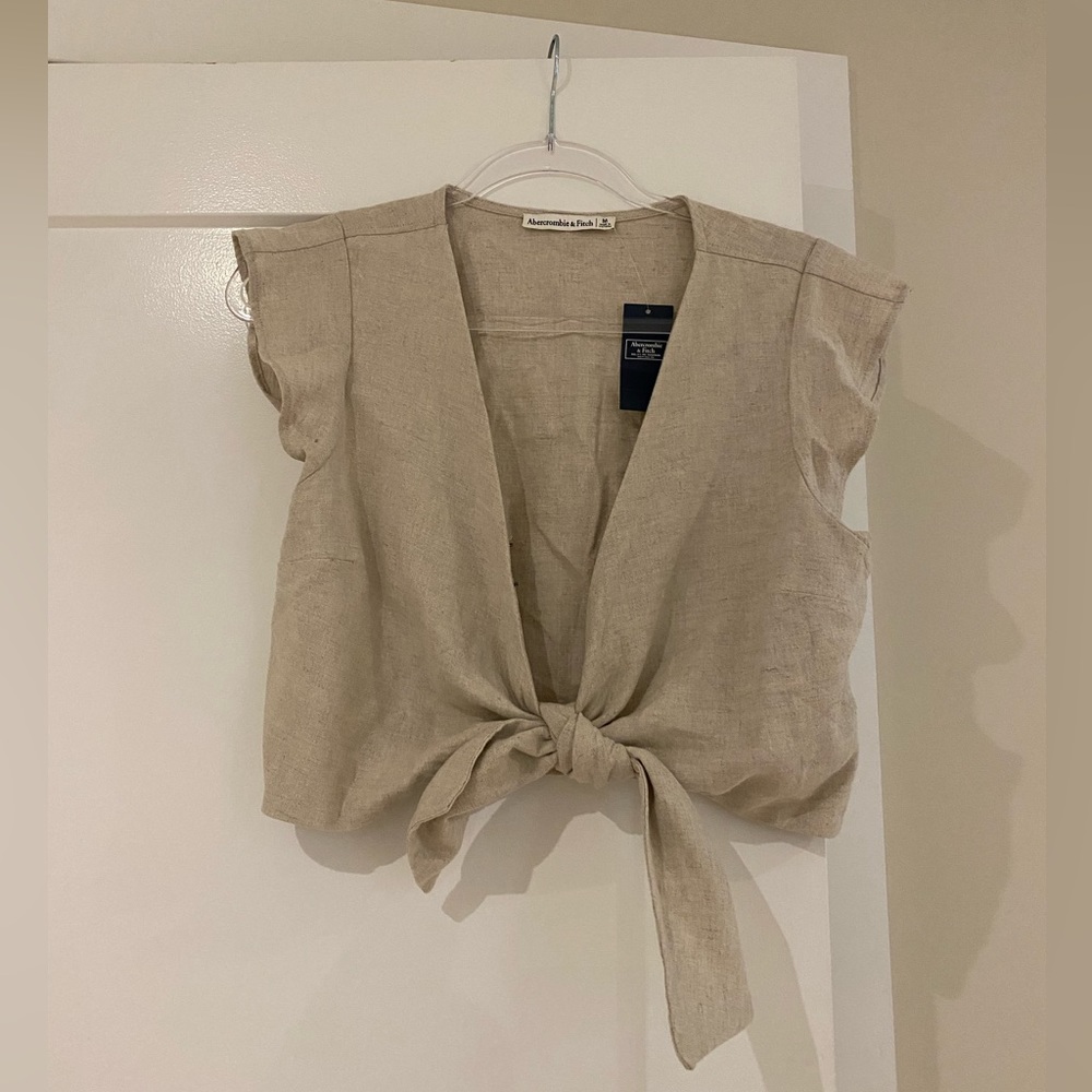 Abercrombie and Fitch linen top
